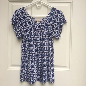 Michael Kors short sleeve flowy top